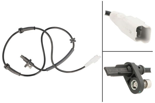 ABS-givare, Sensor, hjulvarvtal, Bakaxel