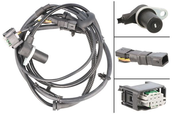 ABS-givare, Sensor, hjulvarvtal, Bakaxel vänster