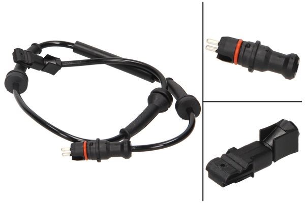 ABS-givare, Sensor, hjulvarvtal, Framaxel, framaxel höger, framax