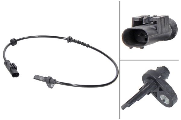 ABS-givare, Sensor, hjulvarvtal, Bakaxel