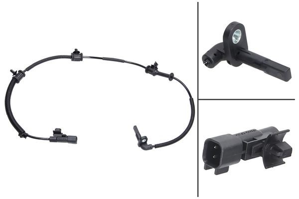 ABS-givare, Sensor, hjulvarvtal, Fram, höger eller vänster
