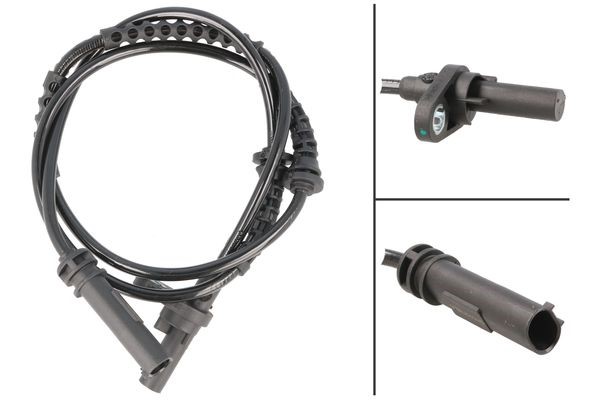 ABS-givare, Sensor, hjulvarvtal, framaxel höger, framaxel vänster