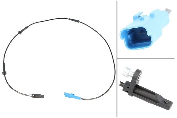 ABS-givare, Sensor, hjulvarvtal, Framaxel
