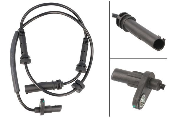 ABS-givare, Sensor, hjulvarvtal, Framaxel