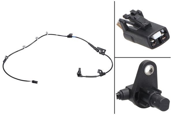 ABS-givare, Sensor, hjulvarvtal, framaxel höger ABS-givare, Sensor, hjulvarvtal, framaxel höger