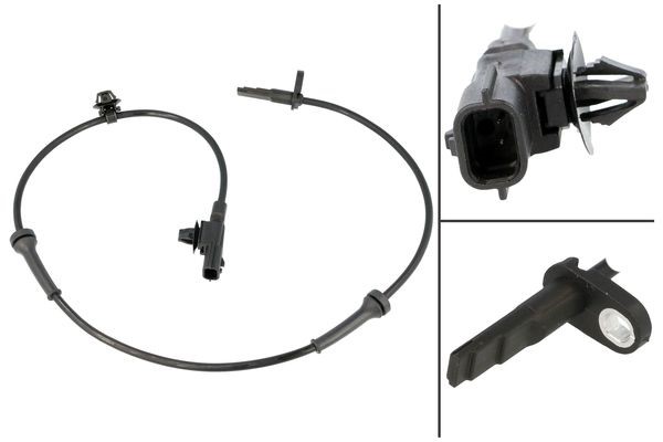 ABS-givare, Sensor, hjulvarvtal, Framaxel, Fram, höger eller väns