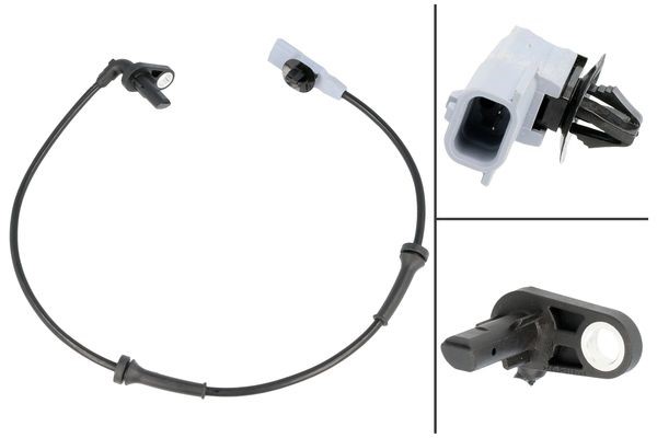 ABS-givare, Sensor, hjulvarvtal, Bakaxel, Bakaxel vänster, Vänste