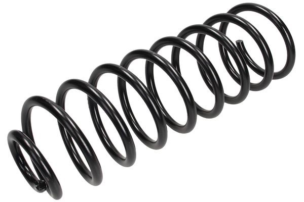 Spiralfjäder, Bakaxel