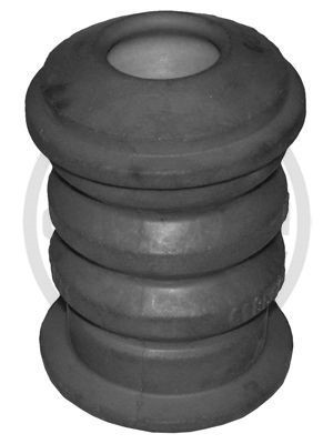 Genomslagsgummi, stötdämpare, Framaxel