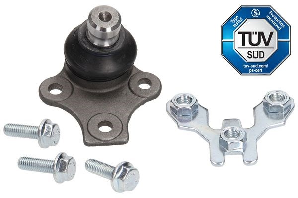 Kulled / Spindelled, Framaxel, Tvåsidig, Nedre