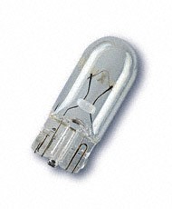 Glödlampa OSRAM ORIGINAL W5W W2,1x9,5d, Bak, Fram, Tvåsidig, Fram OSRAM