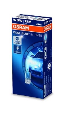 Glödlampa OSRAM COOL BLUE INTENSE W5W W2,1x9,5d, Bak, Fram, Fram  OSRAM