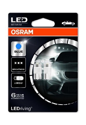 Glödlampa OSRAM LEDriving PREMIUM Retrofit LED W2,1x9,5d, Bak, Fr OSRAM