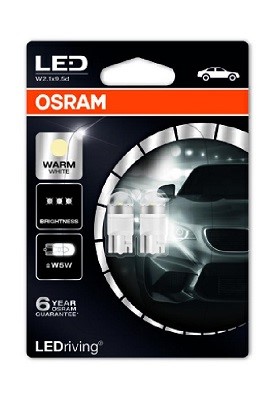 Glödlampa OSRAM LEDriving PREMIUM Retrofit LED W2,1x9,5d, Bak, Fr OSRAM
