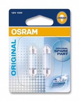 Glödlampa, innerbelysning OSRAM ORIGINAL Socket Bulb SV8,5-8, Fra OSRAM