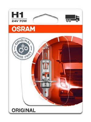 Halogenlampa OSRAM ORIGINAL H1 P14,5s 24V, Nedre Osram 64155-01B OSRAM