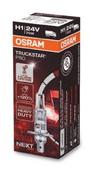 Halogenlampa OSRAM TRUCKSTAR PRO H1 P14,5s, Nedre Osram 64155TSP OSRAM