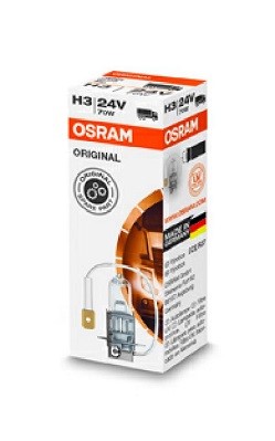Halogenlampa OSRAM ORIGINAL H3 PK22s 24V, Upptill Osram 64156 OSRAM