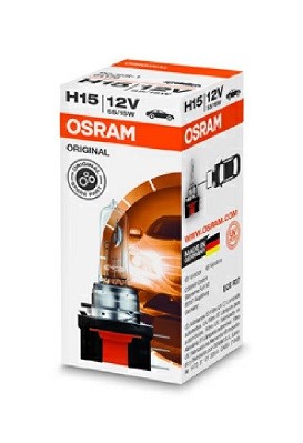 Halogenlampa OSRAM ORIGINAL H15 PGJ23T-1 OSRAM