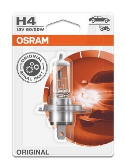 Halogenlampa  OSRAM ORIGINAL H4 P43t 12V, Fram Osram 64193-01B OSRAM