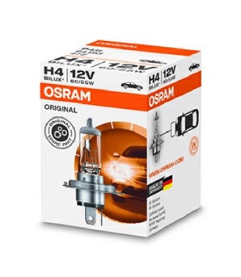 Halogenlampa  OSRAM ORIGINAL H4 P43t, Fram OSRAM
