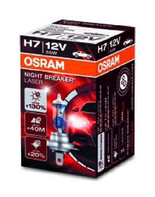 Halogenlampa OSRAM NIGHT BREAKER LASER H7 PX26d Osram 64210NBL OSRAM