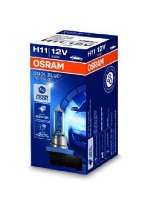 Halogenlampa OSRAM COOL BLUE INTENSE H11 PGJ19-2 Osram 64211CBI OSRAM
