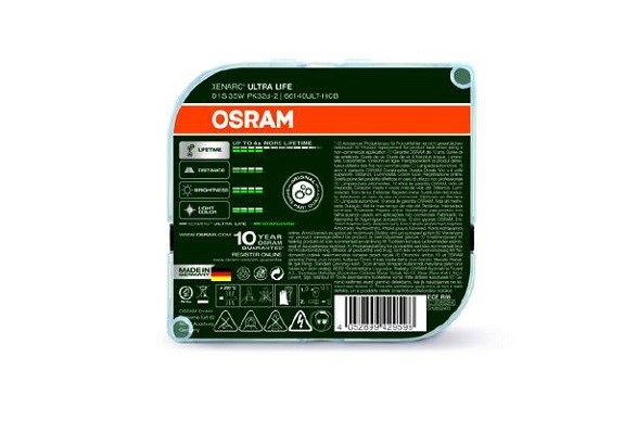 Xenonlampa OSRAM XENARC ULTRA LIFE D1S PK32d-2 Osram 66140ULT-HCB OSRAM