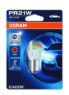 Glödlampa OSRAM DIADEM PR21W BAW15s 12V Osram 7508LDR-01B OSRAM