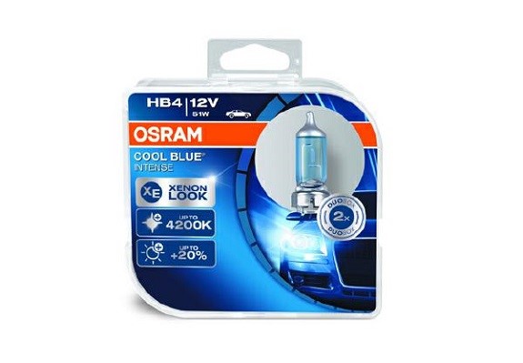 Halogenlampa OSRAM COOL BLUE INTENSE Hb4 P22d Osram 9006CBI-HCB OSRAM