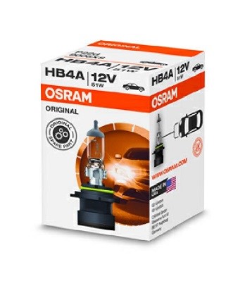 Halogenlampa OSRAM ORIGINAL Hb4a P22d 12V Osram 9006XS OSRAM