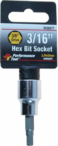 3/8" Insexhylsa - 3/16", Universal