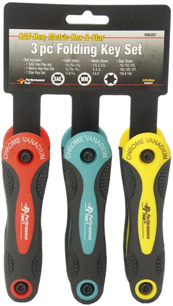 Insex/torx-satser fällbara 3st, Universal