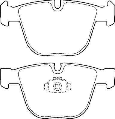 Bromsbeläggsats, Bakaxel, Framaxel
