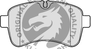 Bromsbeläggsats, Bakaxel