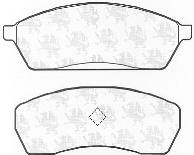 Bromsbeläggsats, Framaxel Bromsbeläggsats, Framaxel