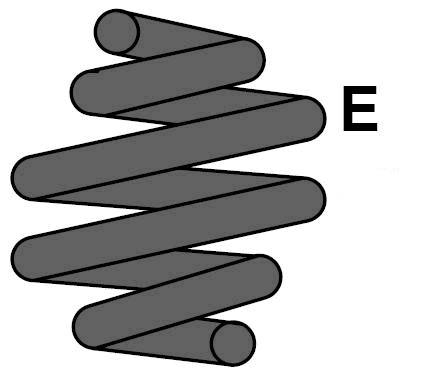 Spiralfjäder, Bakaxel