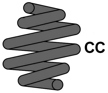 Spiralfjäder, Framaxel Spiralfjäder, Framaxel