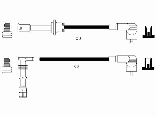 Tändkabelsats Ngk 7312 NGK
