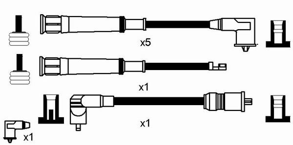 Tändkabelsats Ngk 2566 NGK