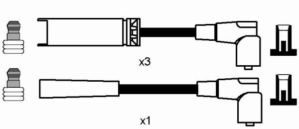 Tändkabelsats Ngk 8275 NGK