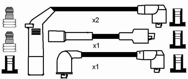 Tändkabelsats Ngk 7367 NGK