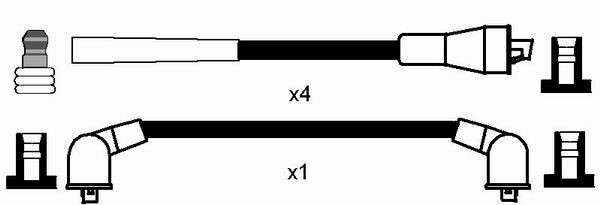 Tändkabelsats Ngk 8568 NGK