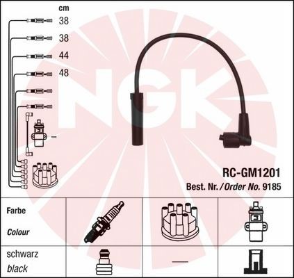 Tändkabelsats Ngk 9185 NGK