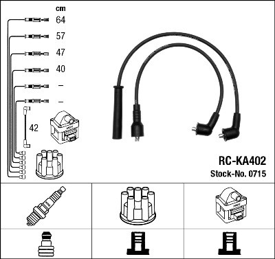 Tändkabelsats Ngk 0715 NGK