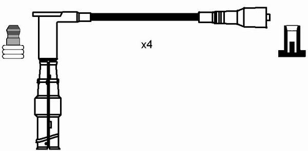 Tändkabelsats Ngk 0738 NGK