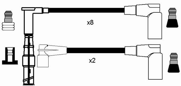 Tändkabelsats Ngk 0748 NGK