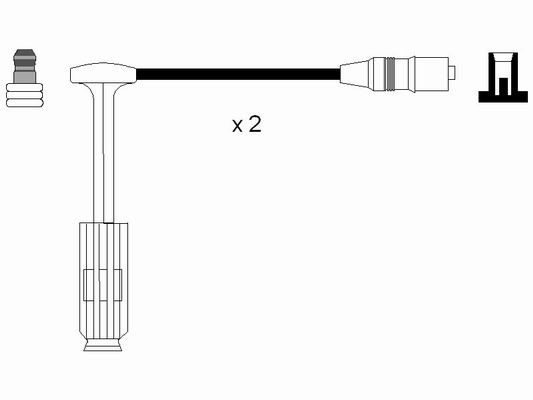 Tändkabelsats Ngk 0757 NGK