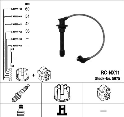 Tändkabelsats Ngk 5075 NGK