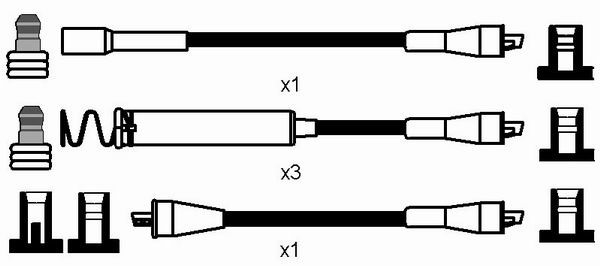 Tändkabelsats Ngk 0781 NGK